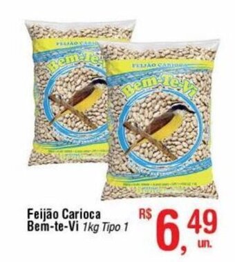 Fort Atacadista Feijao Carioca Bem Te Vi 1kg - Tipo 1 oferta