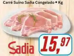 Rede Supermarket Carré Suíno Sadia Congelado oferta
