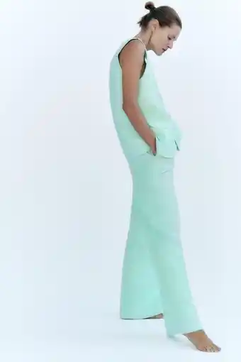ZARA Calça com linho oferta