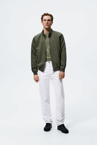 ZARA Jaqueta de algodão – linho oferta