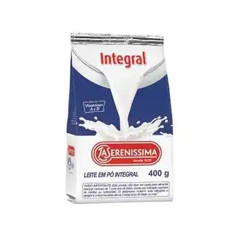 Leite em pó integral la sereníssima 400g