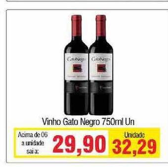 Spani Atacadista Vinho Gato Negro 750ml Un. oferta