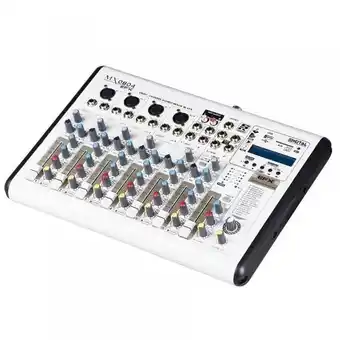 Carrefour Mesa de som staner mx-08.04 usb analógico 8 canais mixer bluetooth oferta