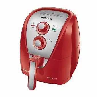 Carrefour Fritadeira elétrica air fryer afn-40 mondial 4 litros vermelho/inox - 127v oferta