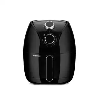 Fritadeira elétrica air fryer multilaser ce221 4l 127v preto