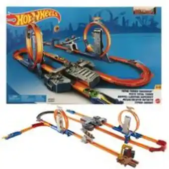 Pista - hot wheels turbo takeover - transformavel mattel