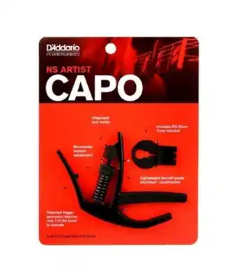 Capotraste d addario pw cp-10 - preto