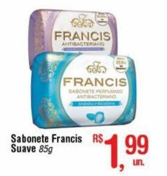 Fort Atacadista Sabonete Francis Suave 85g oferta