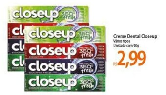 Atacadão Creme Dental/ Closeup 90g oferta