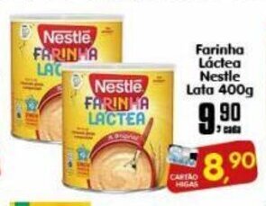 Higa's Supermercado Farinha lactea Nestle Lata 400g oferta