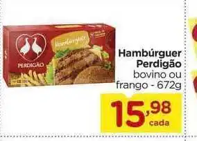 Carrefour Bairro Hambúrguer Perdigão Bovino Ou Frango 672g oferta