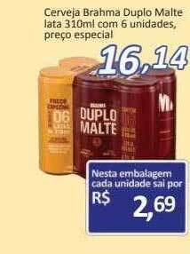 Supermercados Savegnago Cerveja brahma duplo malte oferta