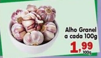 Higa's Supermercado Alho granel cada 100g oferta