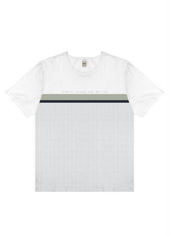 Posthaus Rovitex - camiseta masculina estampada branco oferta