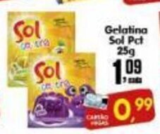 Higa's Supermercado Gelatina Sol pct 25g oferta