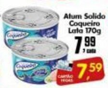 Higa's Supermercado Atum Solido Coqueiro lata 170g oferta