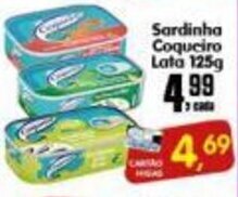 Higa's Supermercado Sardinha Coqueiro Lata 125g oferta