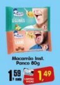 Higa's Supermercado Macarrao Inst. Panco 80g oferta