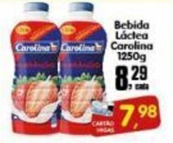 Higa's Supermercado Bebida lactea Carolina 1250g oferta