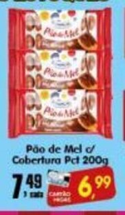 Higa's Supermercado Pao de Mel c/ Cobertura pct 200g oferta