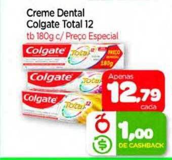 Nordestão Creme dental colgate total 12 oferta