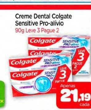 Nordestão Creme dental colgate sensitive pro-alívio oferta