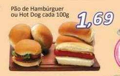 Supermercados Savegnago Pão de hambúrguer ou hot dog oferta