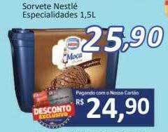 Supermercados Savegnago Sorvete nestlé especialidades oferta