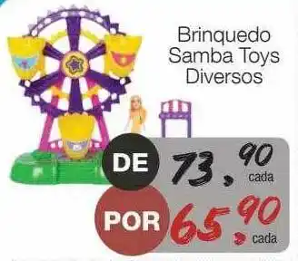 Brinquedo samba toys diversos
