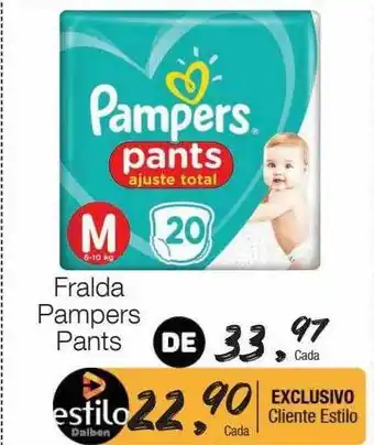 Fralda pampers pants