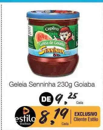 Geleia senninha goiaba