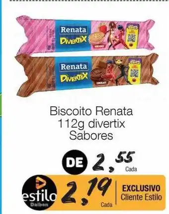 Supermercado Dalben Biscoito renata divertix sabores oferta