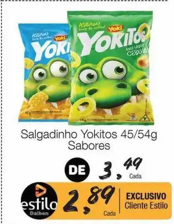 Supermercado Dalben Salgadinho yokitos sabores oferta