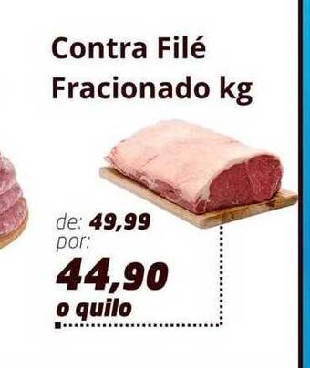 Supermercados Santa Helena Contra filé fracionado oferta