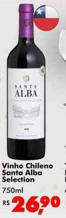 Big Box Vinho chileno santa alba selection oferta