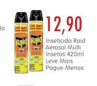 Inseticida raid aerosol multi insetos mais menos