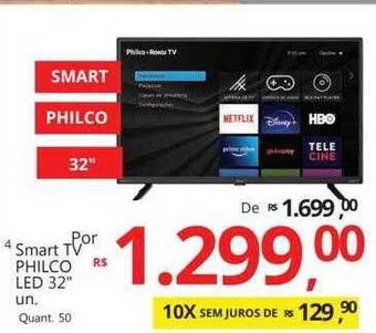 Supermercados Koch Smart tv philco led 32 oferta