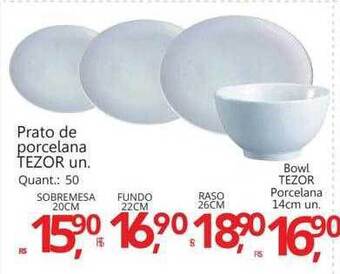 Supermercados Koch Prato de porcelana tezor oferta