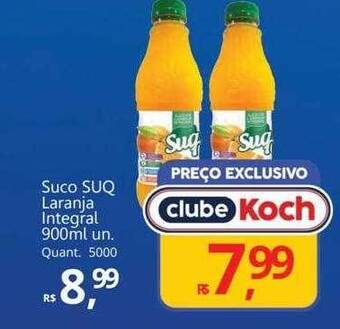 Supermercados Koch Suco suq laranja integral oferta
