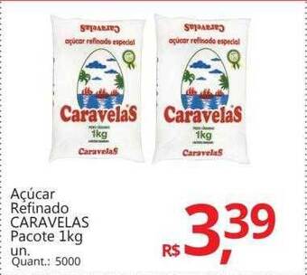 Supermercados Koch Açúcar refinado caravelas oferta