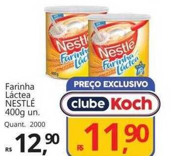 Supermercados Koch Farinha lactea nestlé oferta