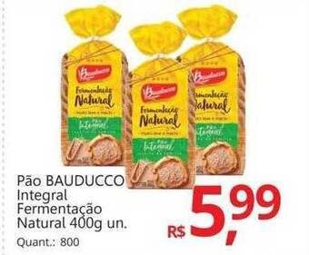 Supermercados Koch Pão bauducco integral fermentação natural oferta
