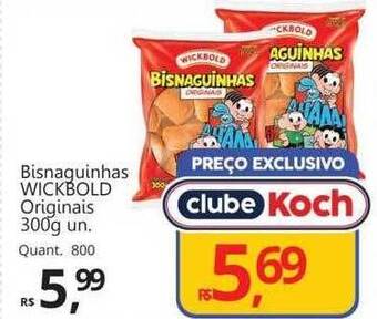 Supermercados Koch Bisnaguinhas wickbold originais oferta
