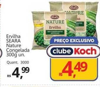 Supermercados Koch Ervilha seara nature congelada oferta