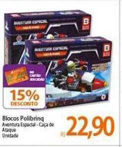 Atacadão Blocos polibrinq 15% desconto oferta