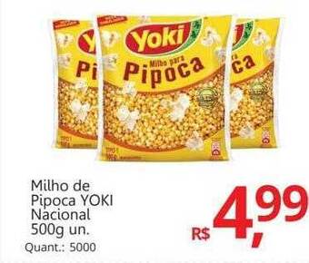 Supermercados Koch Milho de pipoca yoki nacional oferta