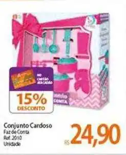 Atacadão Conjunto cardoso 15% desconto oferta