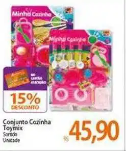 Atacadão Conjunto cozinha toymix sortido 15% desconto oferta
