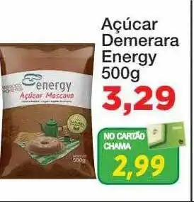 Açucar demerara energy