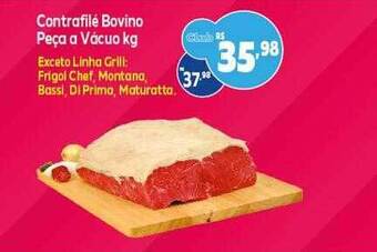 GoodBom Contrafilé bovino peça a vacuo kg oferta